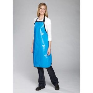 Stylist Wear Blue Hairdressing/Pet Grooming Waterproof Vinyl Bib Apron
